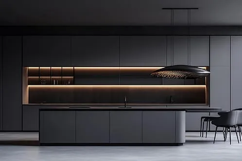 Black Kitchen Cabinets