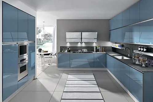 Blue Kitchen Cabinets