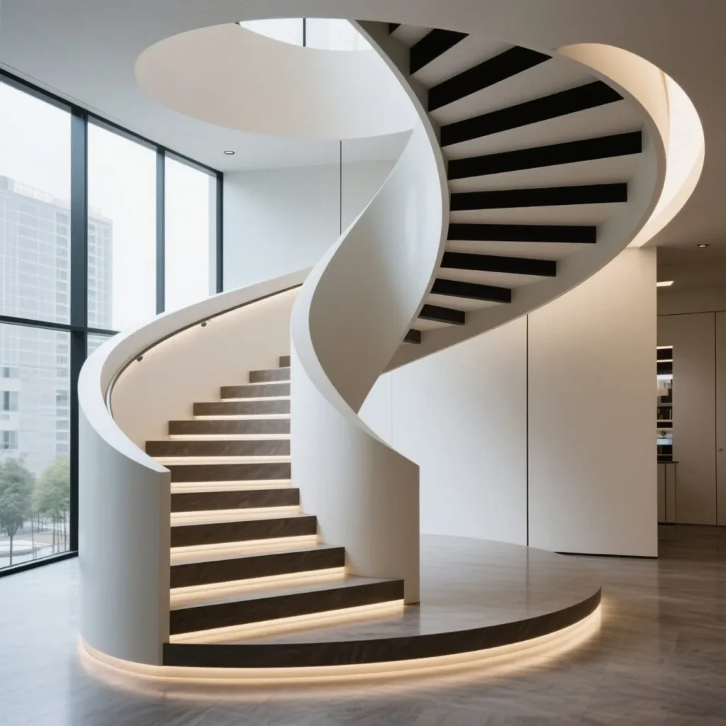 Curved Staircase Idea (2)