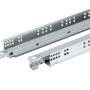 Metal drawer slide rails