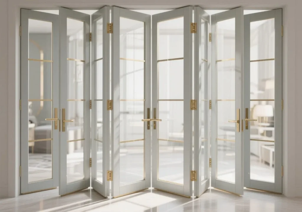 Folding Doors in Living or Dining Room