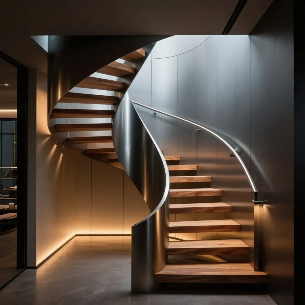 Spiral Floating Staircase