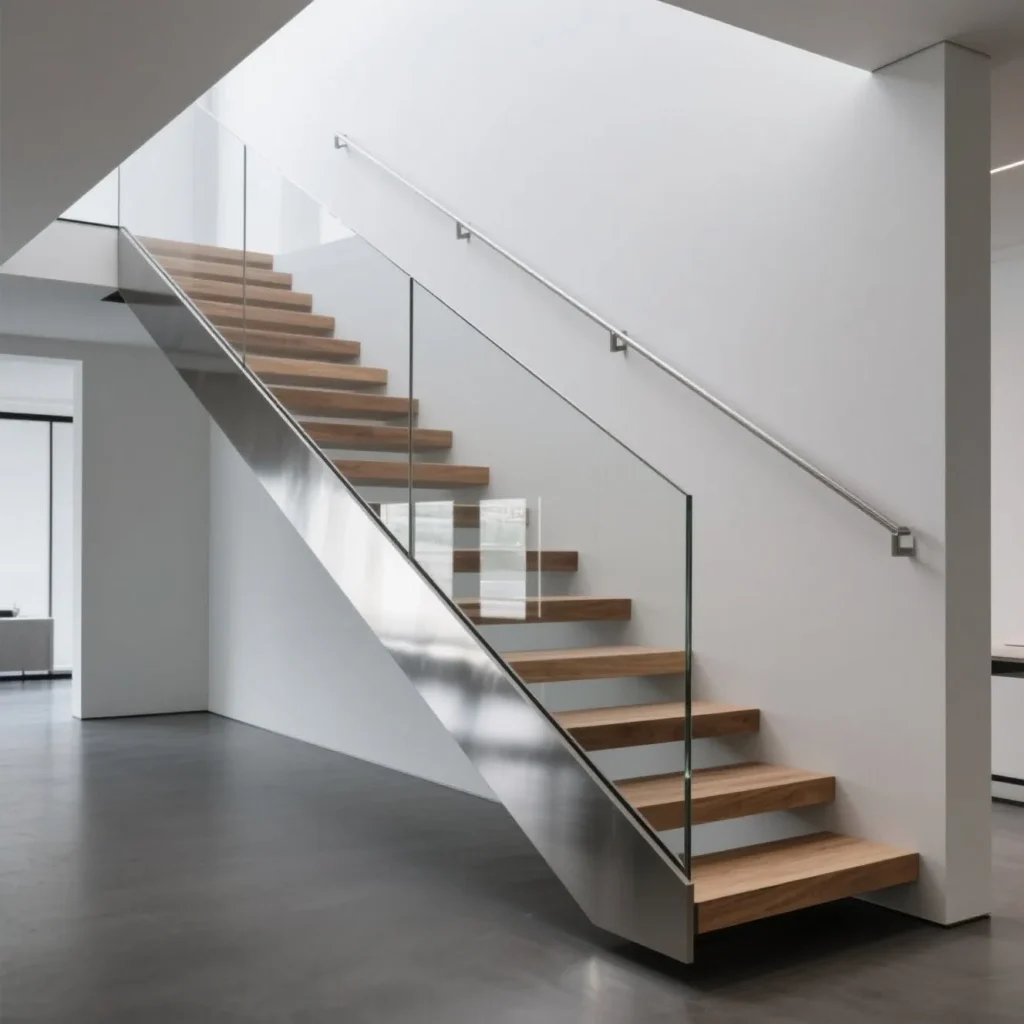 Straight Floating Staircase