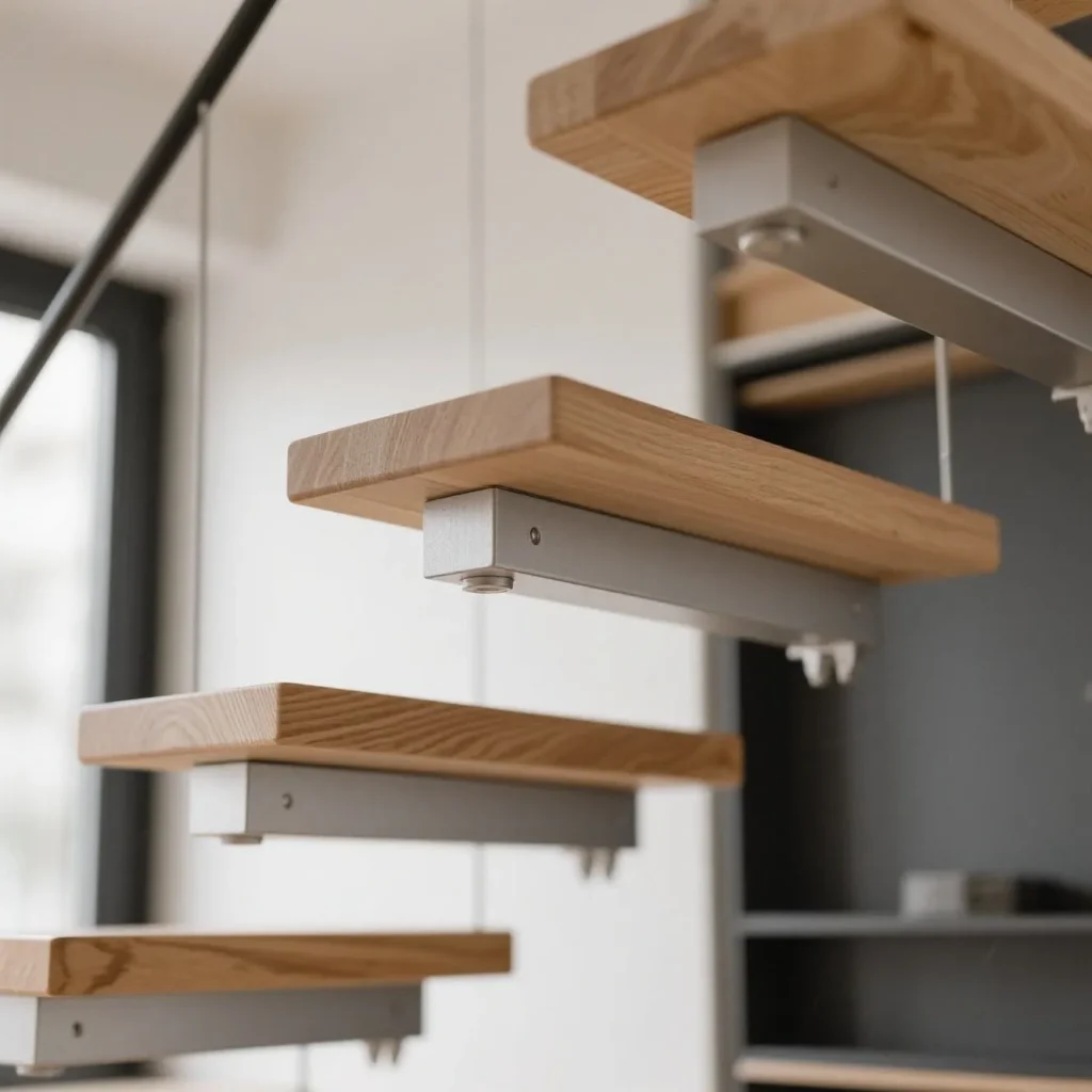 Structural Components of Floating Stairs