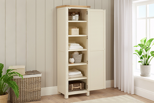 Tall Linen Closet Cabinet​