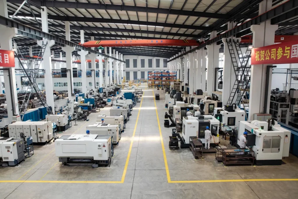 China door factory production line
