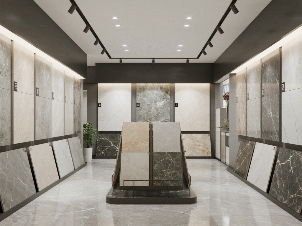 Floor tile selection showroom 4