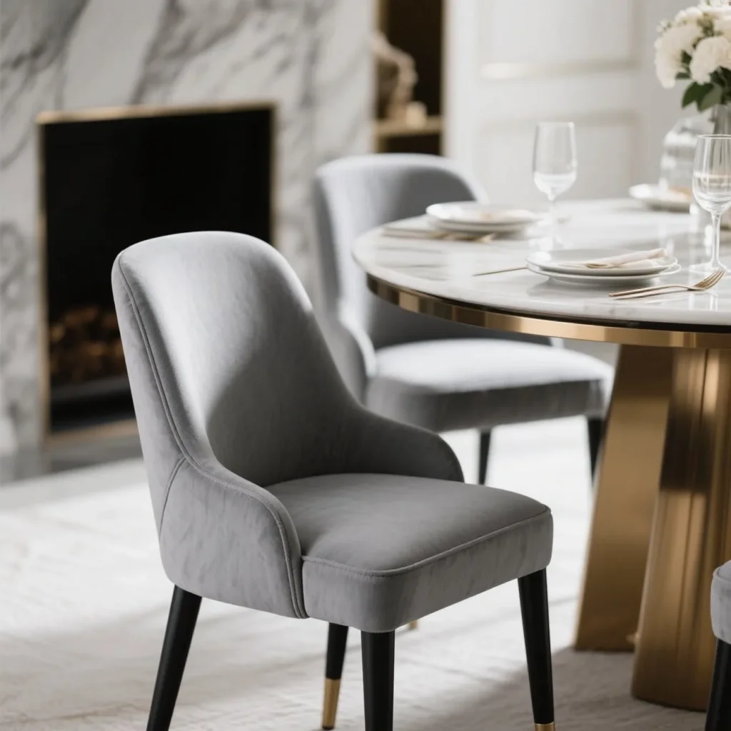 Gray Dining Chair