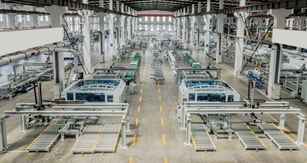 Large door cnc line china