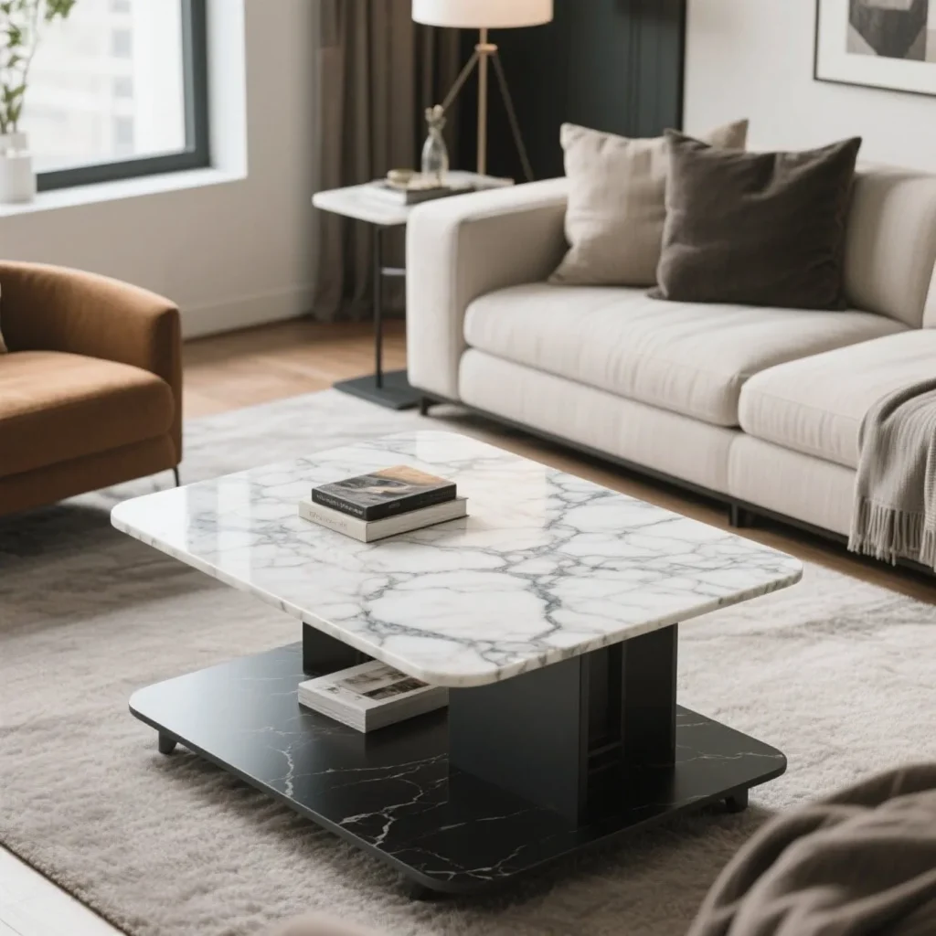 Marble End Table