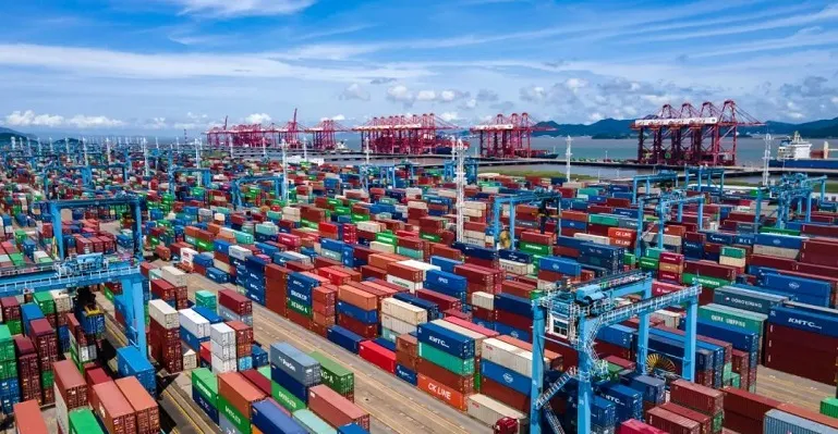 Ningbo port containers