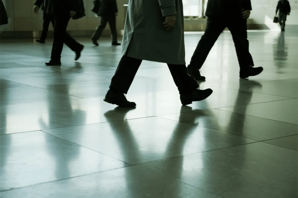 Porcelain floor tile high traffic