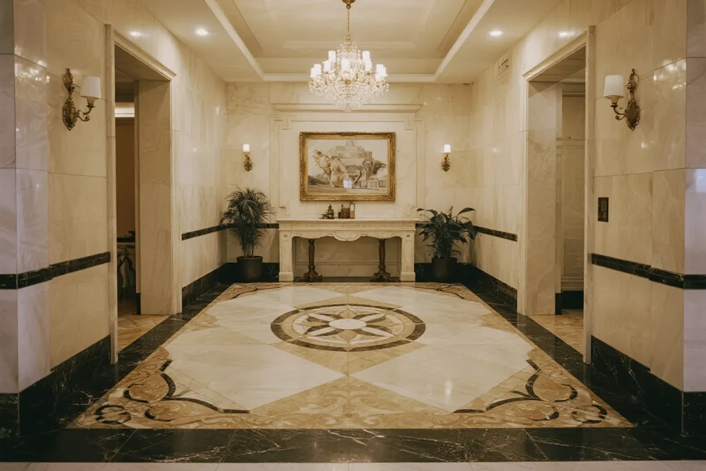 Tile waste allowance calculation