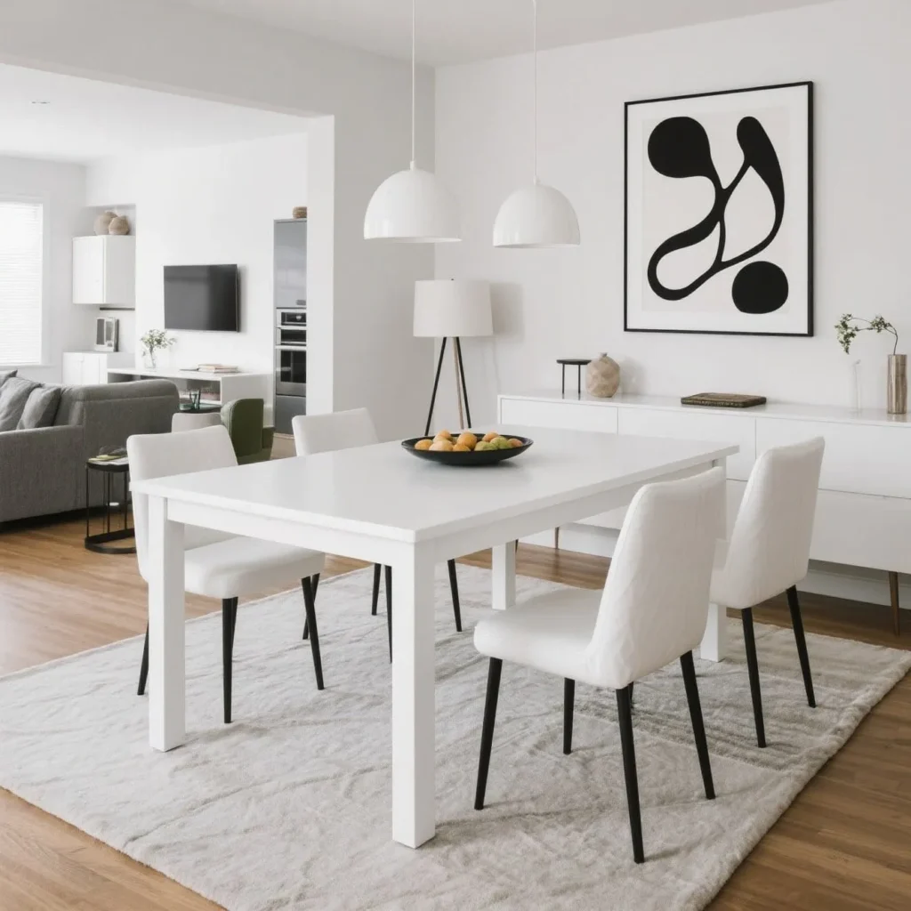 White Dining Table