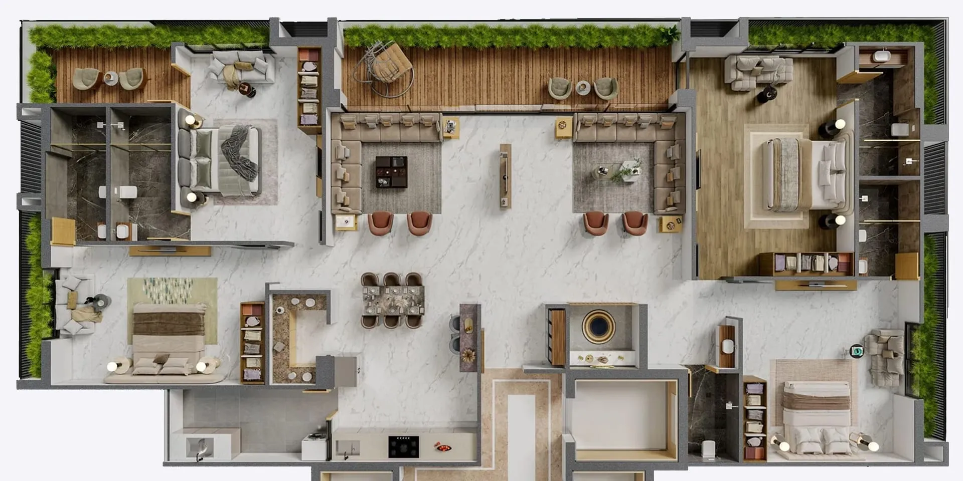Whole house floor plan