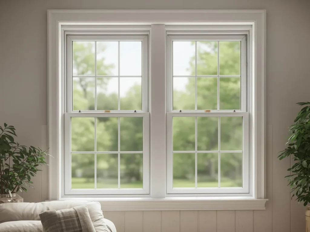 Aluminum double hung windows 1