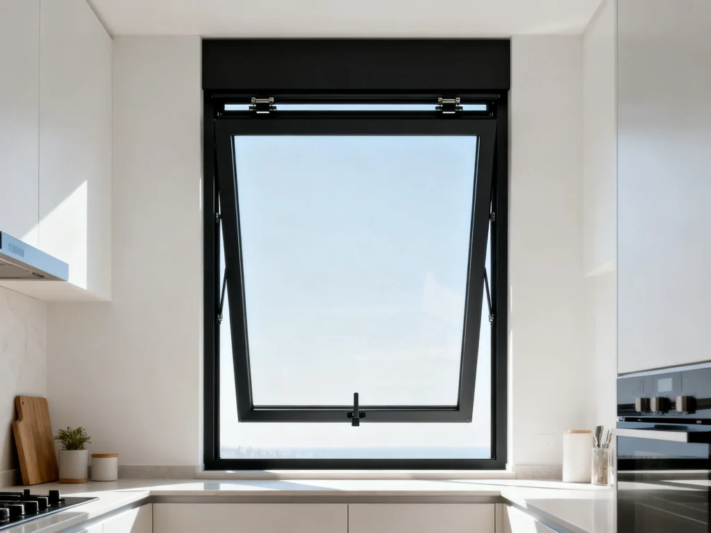 Black awning window 1