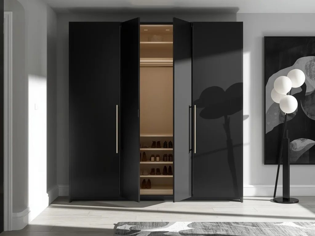 Black shoe cabinet 1