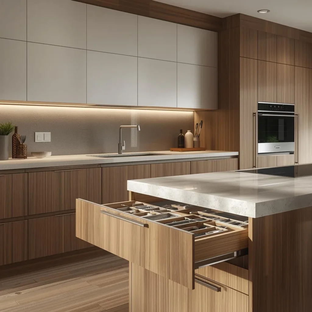 Custom kitchen cabinet