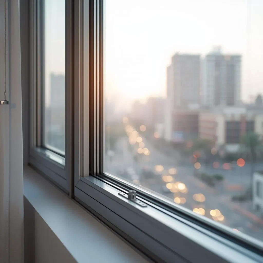 Soundproof aluminum window