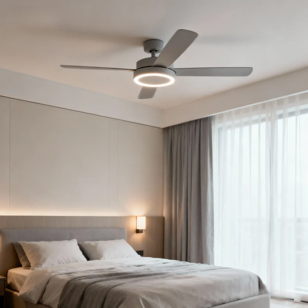 Low profile ceiling fans lamp