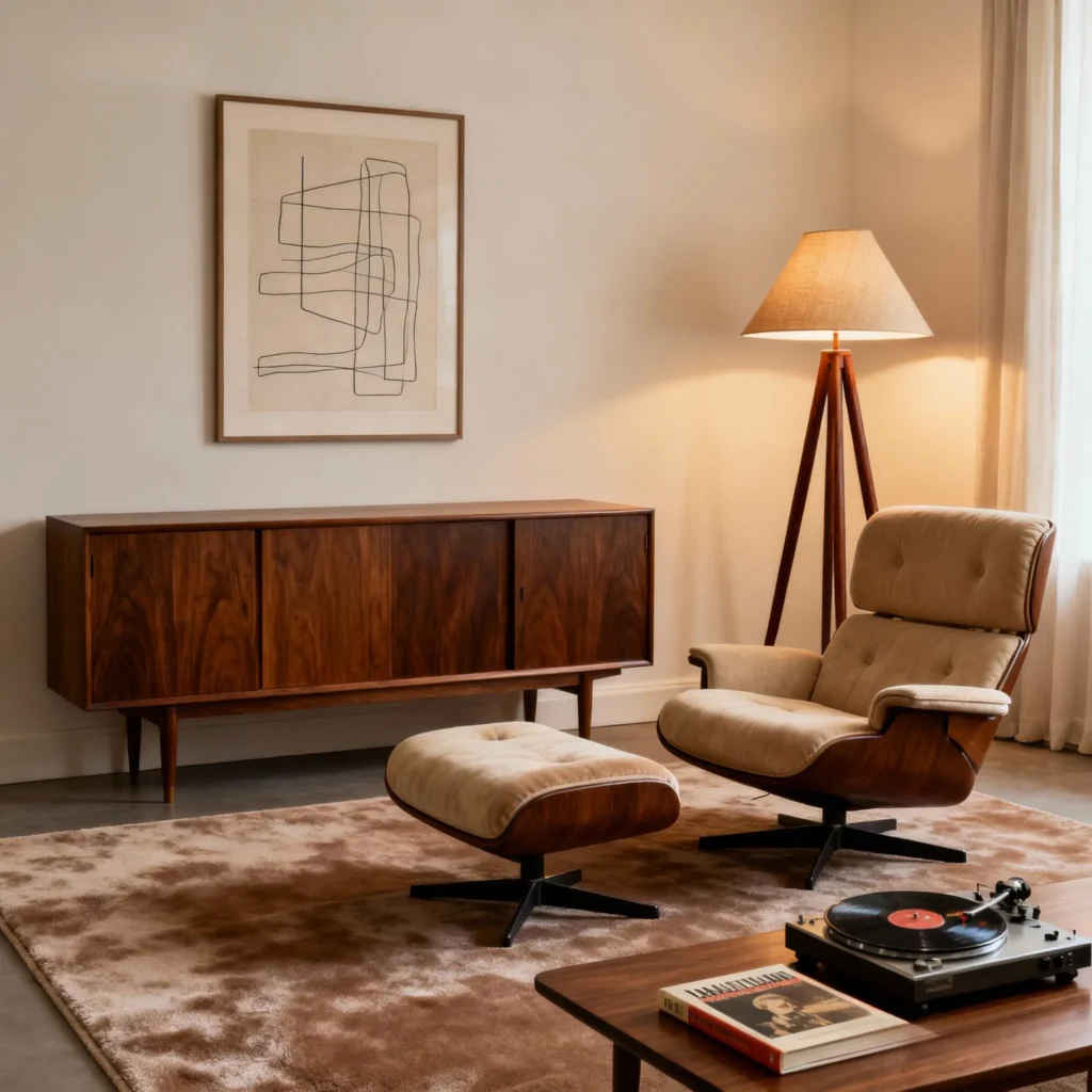 Mid century floor lamp