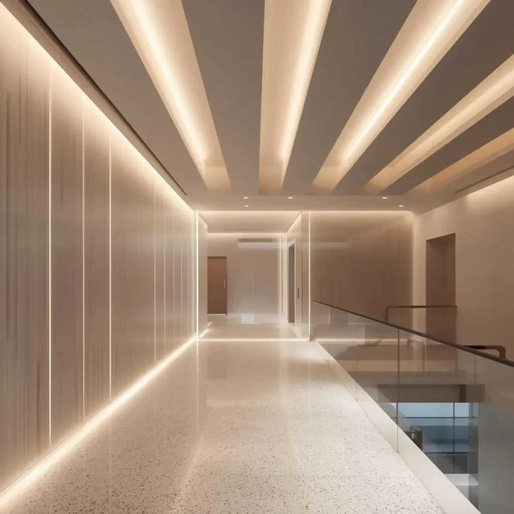 Modern suspended ceiling