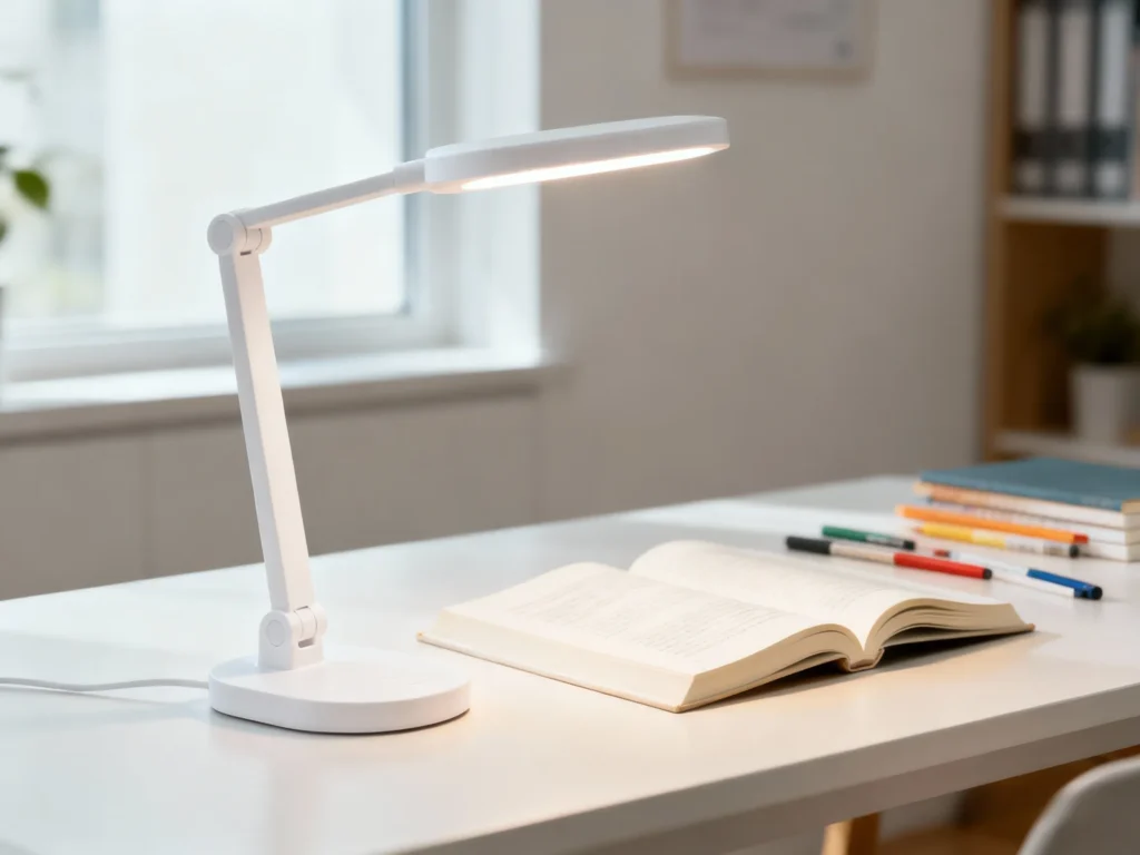 Plastic desk lamp