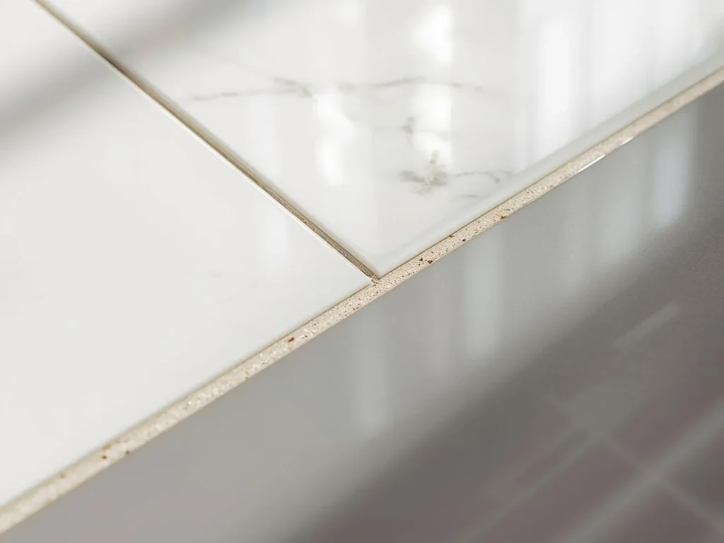 Polished finish marble tile