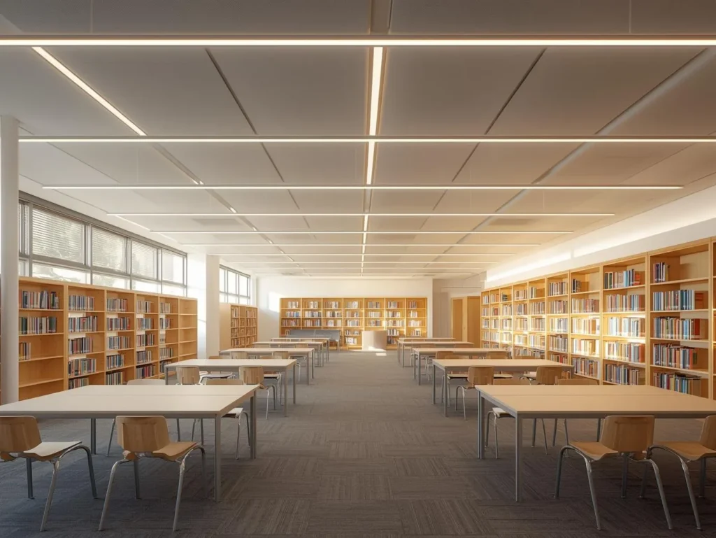School learning space suspended ceiling