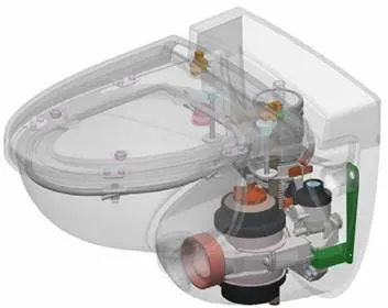 Vacuum Assisted Flushing Toilet