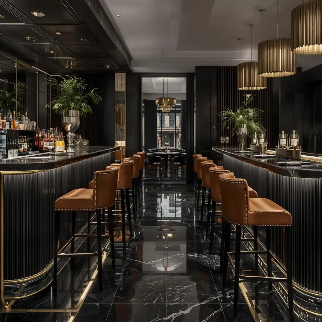 Commercial Space with Black Tile