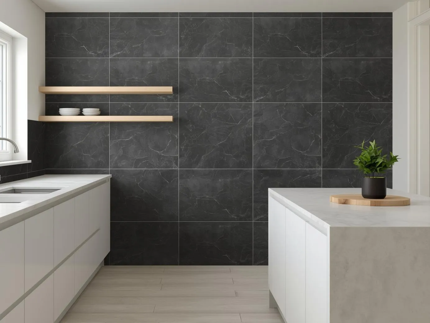 Medium Black Tile