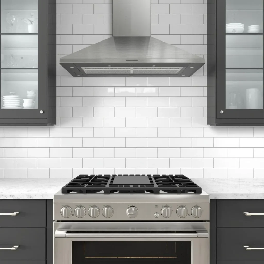 White Subway Tile Backsplash