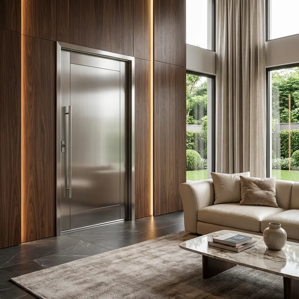 1.Aluminum Swing Door