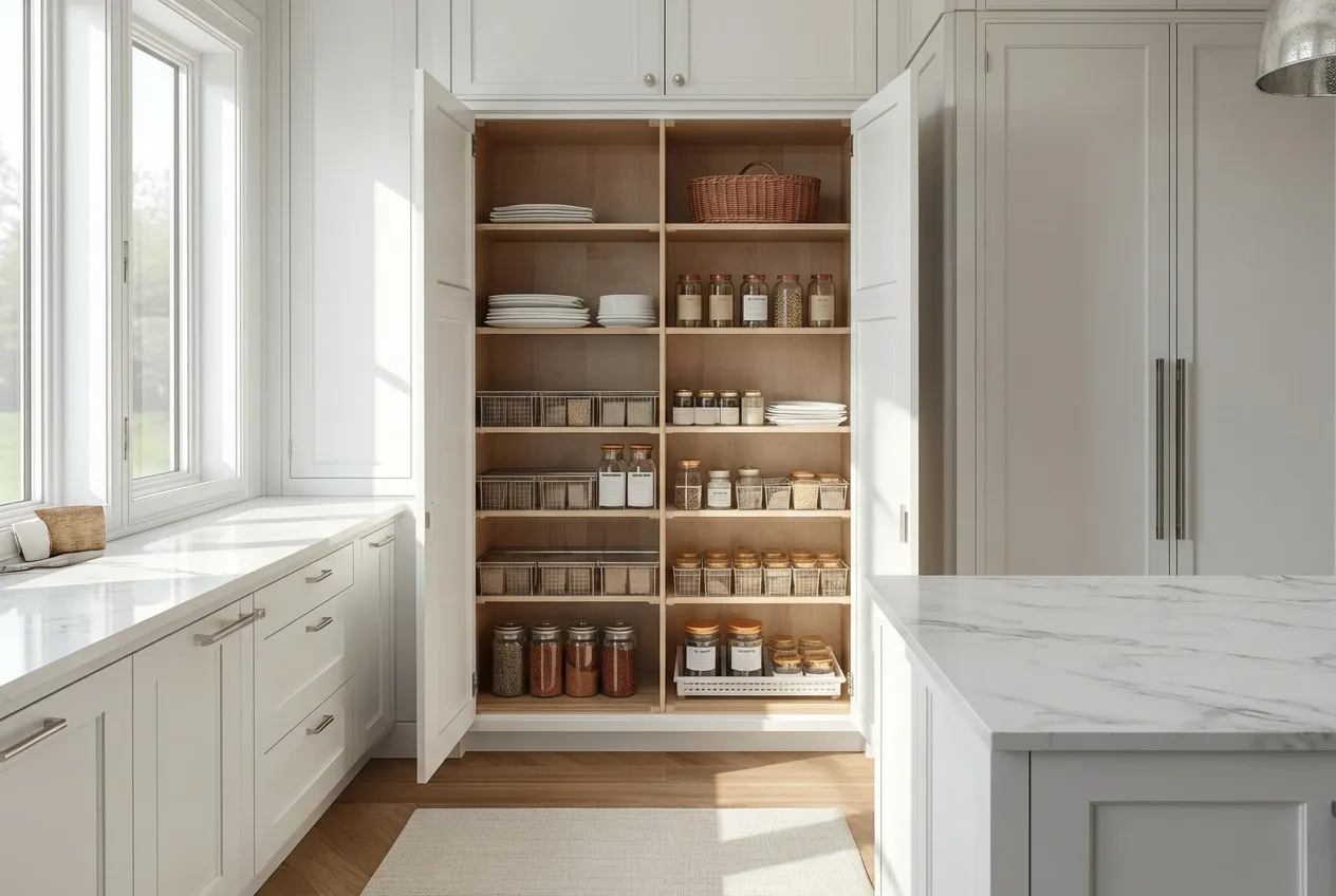 1.Kitchen Pantry Storage Cabinet