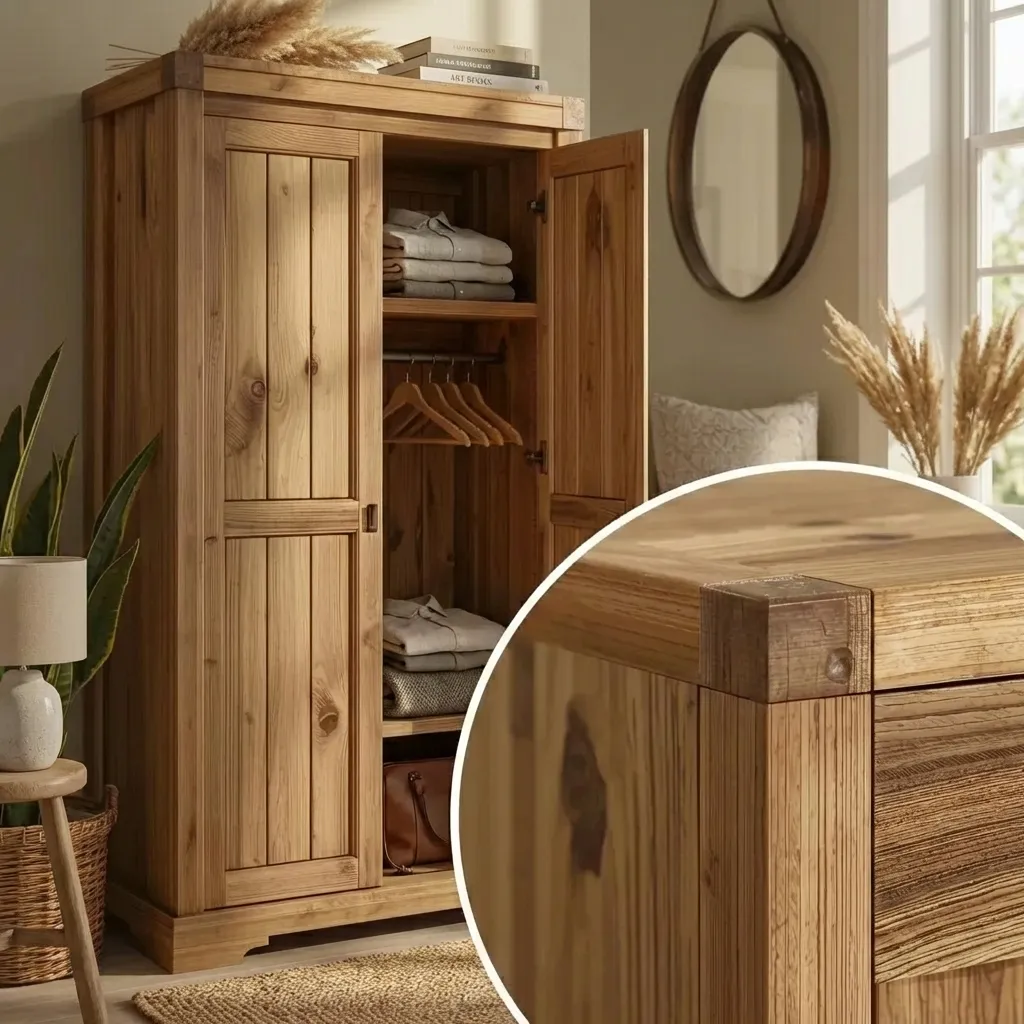1.Solid Wood Shoe Cabinet