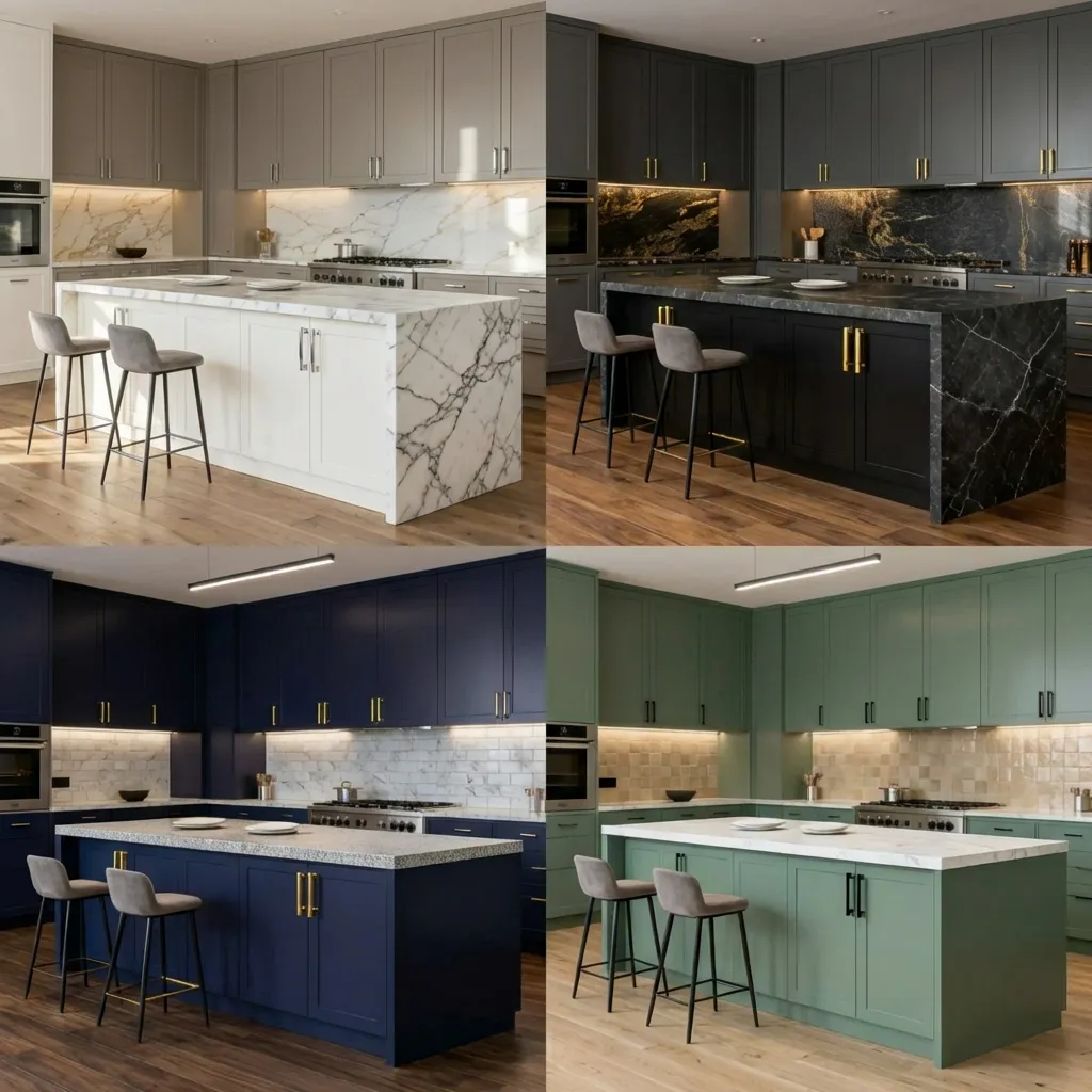 1.The Best Island Colors for Your Kitchen
