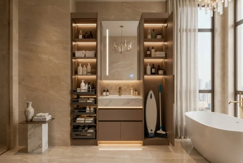 10.Tall Bathroom Cabinet