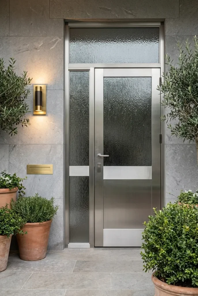 11.Weatherproof Aluminum Door