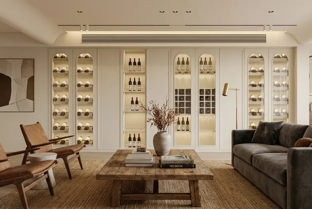 11,White Bar Cabinet