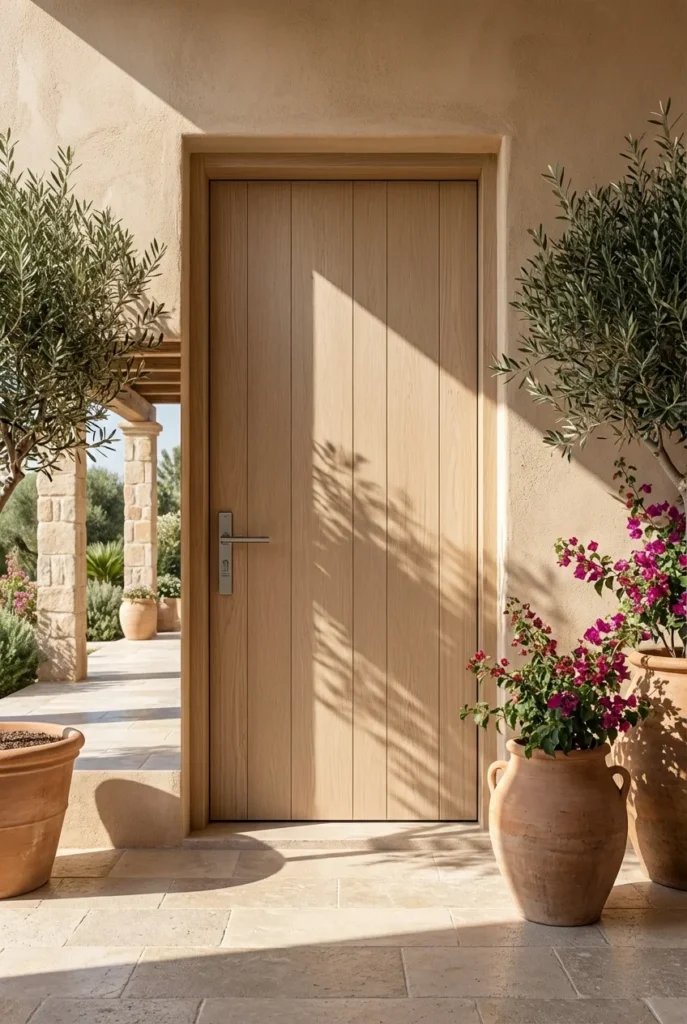 1，Modern Wooden Swing Door