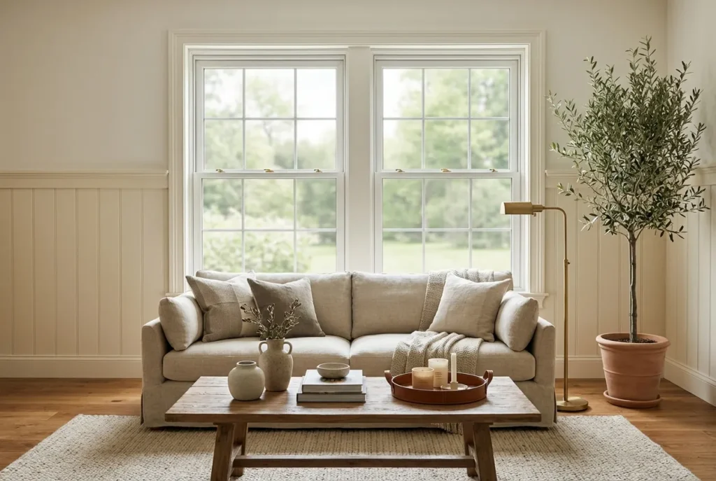 2.Aluminum Double Hung Windows