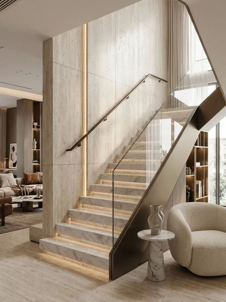 2.Indoor Straight Staircase