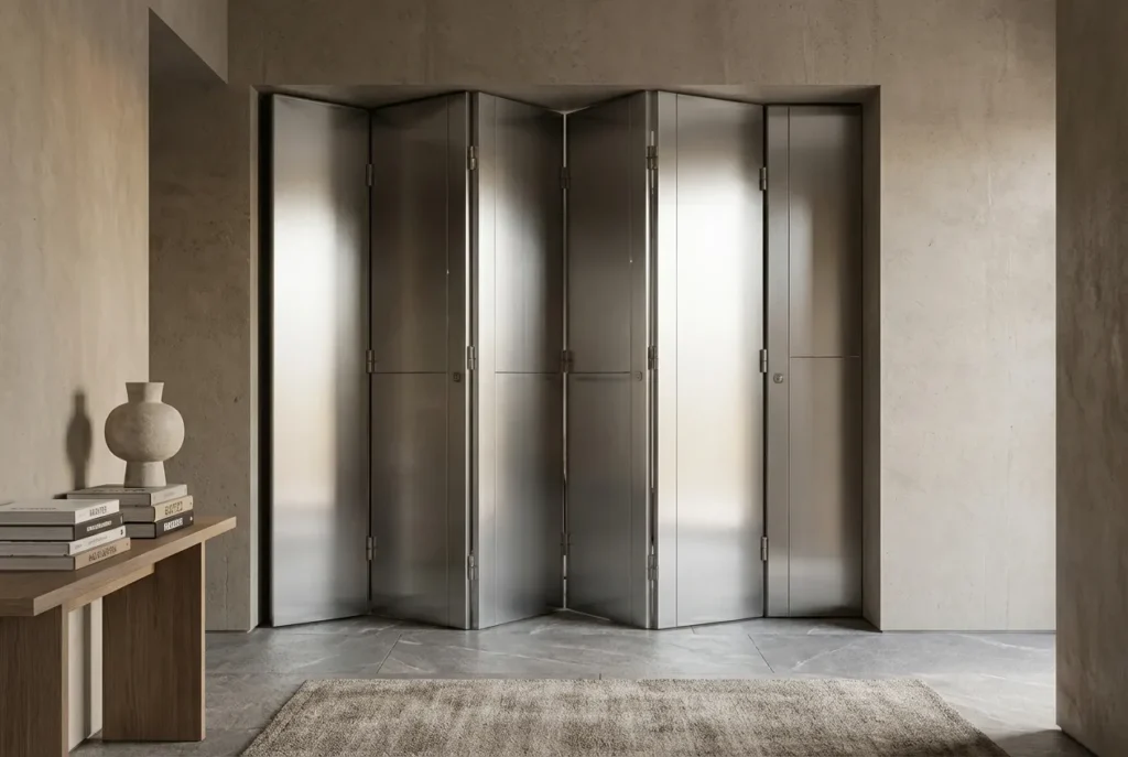 2.Steel Folding Door