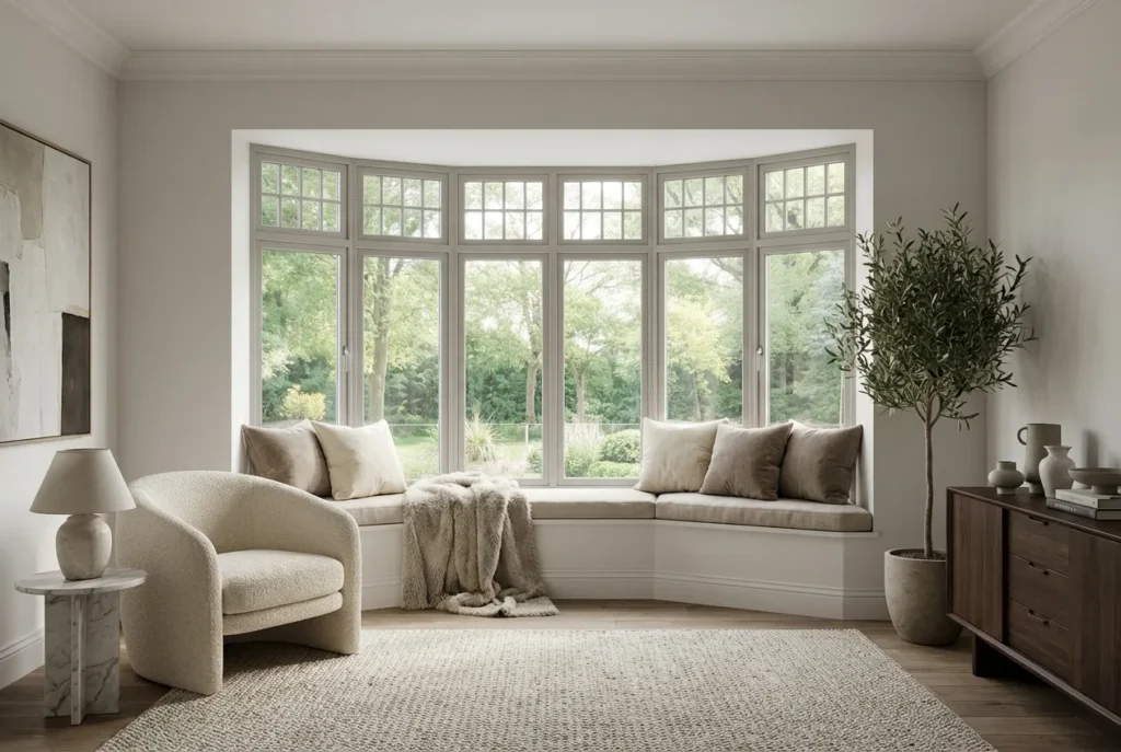 3.Aluminium Bow Windows