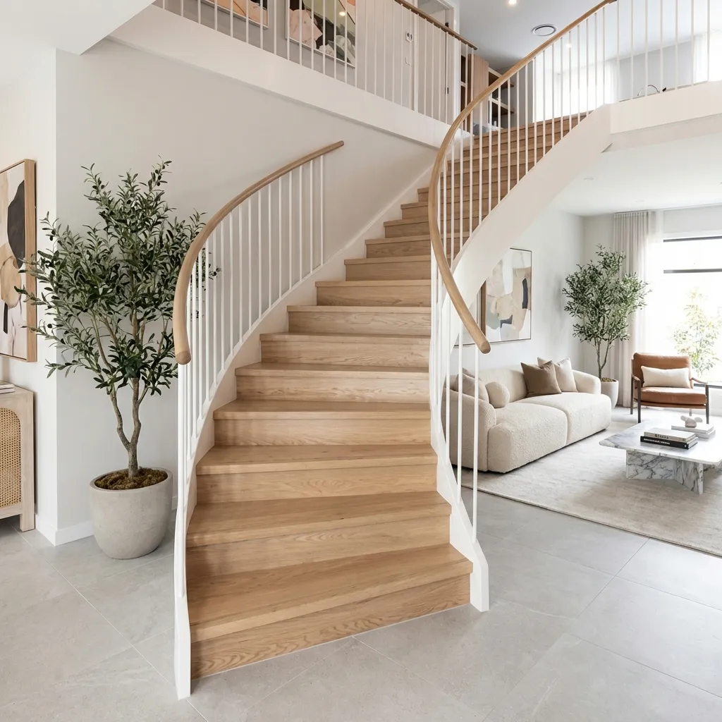 3.Curved Staircase