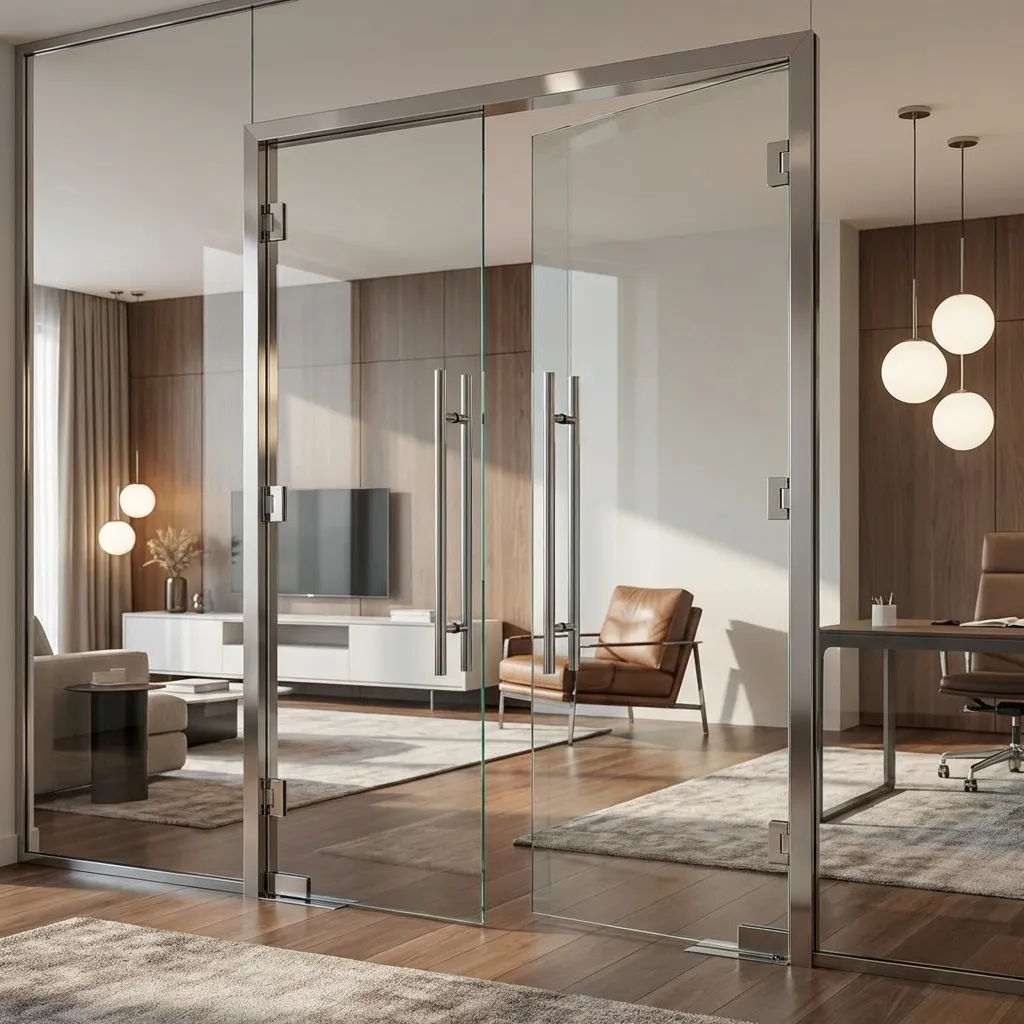 3.Glass Swing Door
