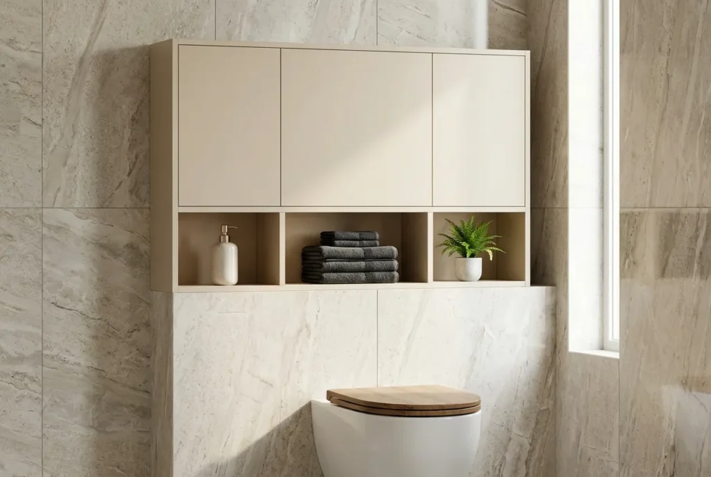 3.Over the Toilet Bathroom Cabinet Storage.webp