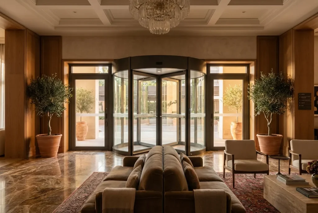4.Revolving Aluminum Door